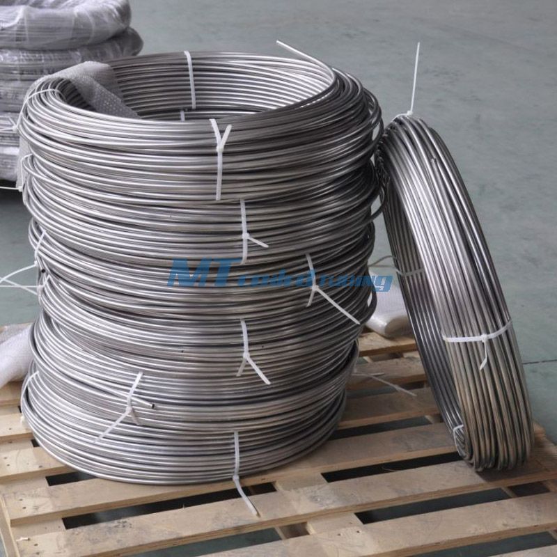 Duplex Steel 2205/2507 1/4 Inch Single Core Seamless Coiled Tubing with Wooden Reel