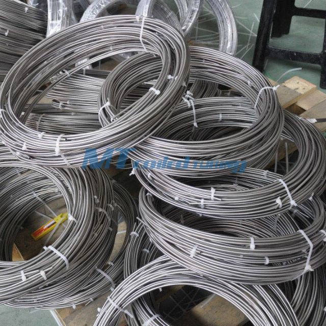 Duplex Steel 2205/2507 1/4 Inch Single Core Seamless Coiled Tubing with Wooden Reel