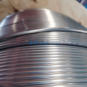 ASTM A789 2205/S32205 Duplex Steel Single Core Preservative Hydraulic Welded Coiled Tubing with BV/DNV